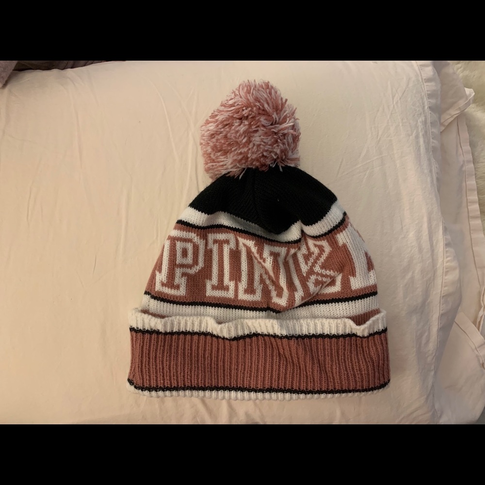 PINK Nation Pom Pom hat